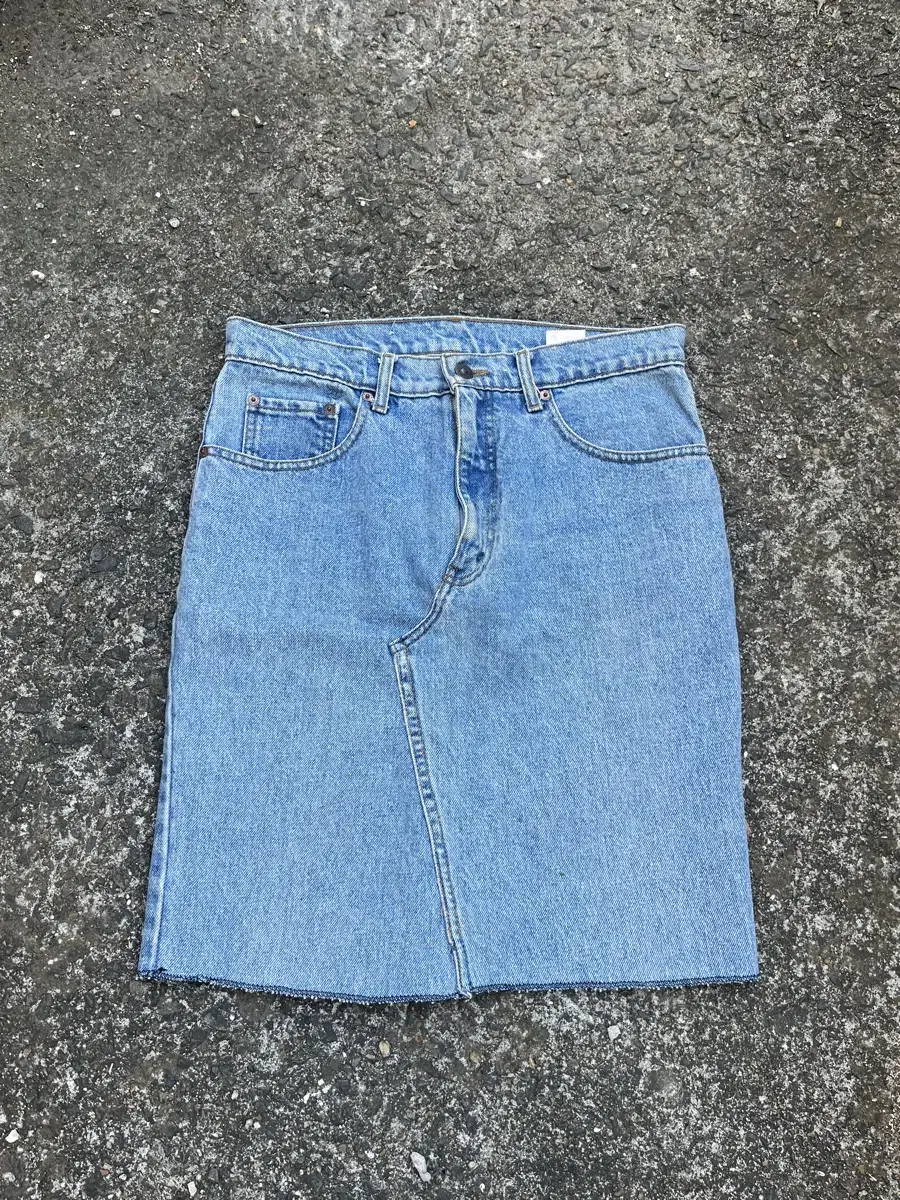 리바이스 90s 올드스쿨 청치마 데님스커트 Levis